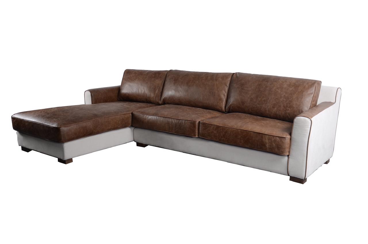 Sofá Cuero Seccional derecho